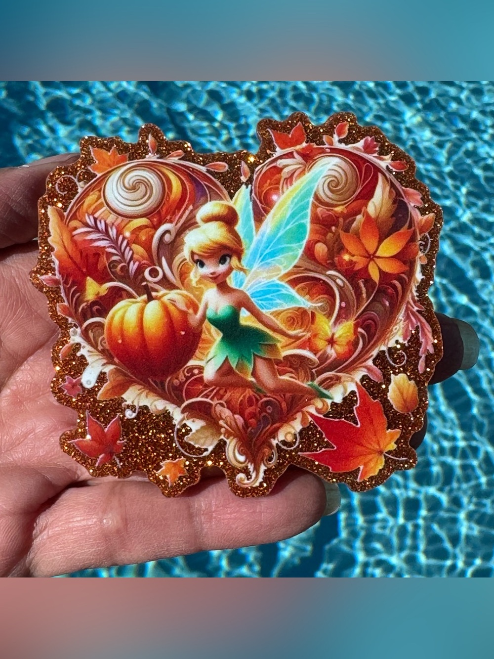 Tinkerbell Fall theme large magnet